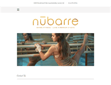Tablet Screenshot of nubarre.com